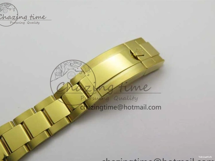 KKF Steel YG Dial Best 904L Edition 1:1 Green Bracelet YG Daytona on A7750 0410